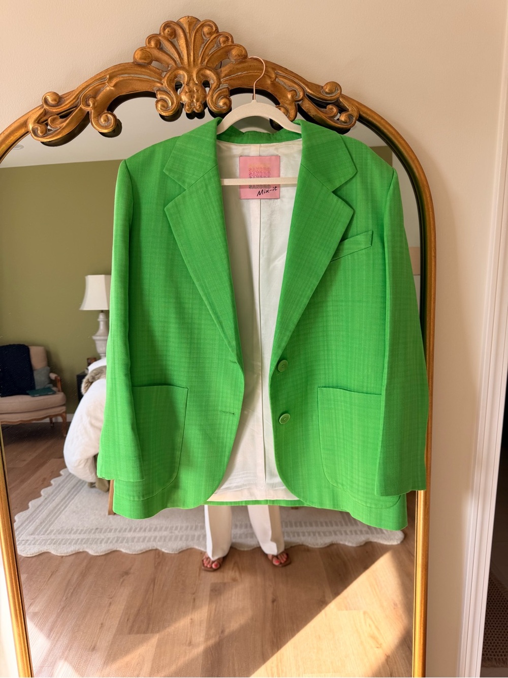 Sandro Paris Green Women's Blazer (Size 40)